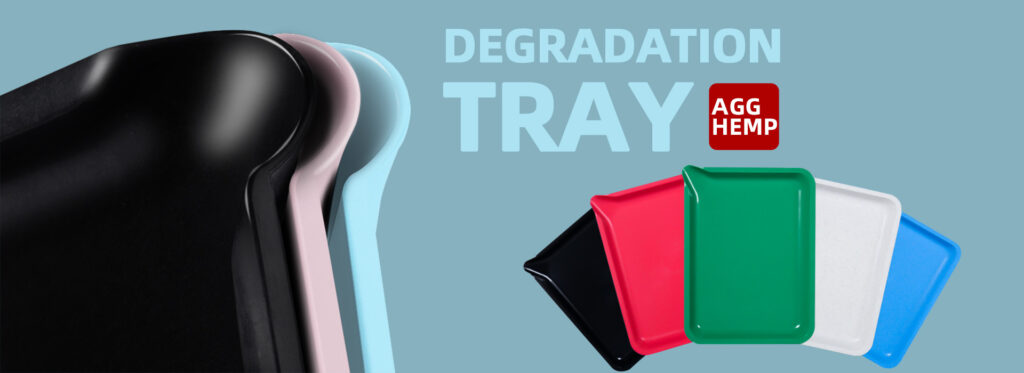 custom degradation tray