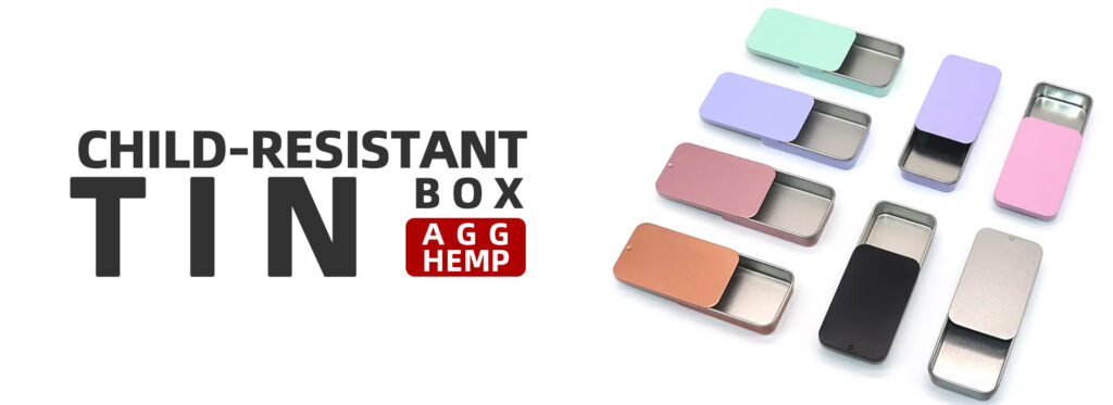 child resistant tin box