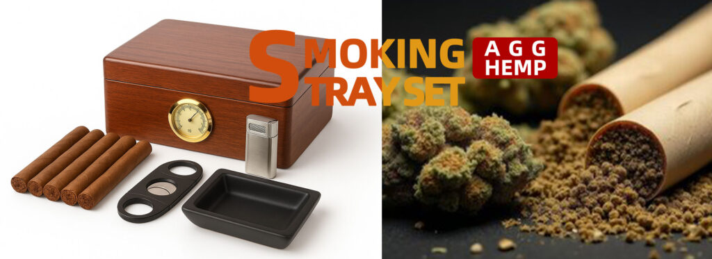 smoking tray set
