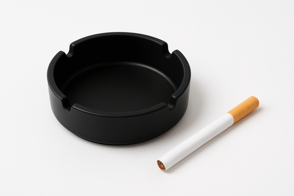 plastic ashtrays
