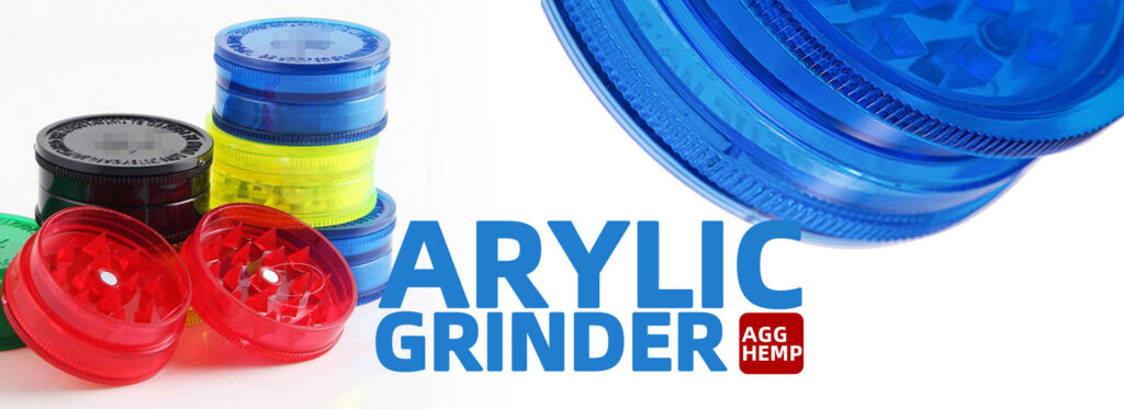 custom arylic grinder