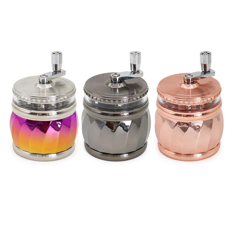 custom hand-cranked tobacco grinder