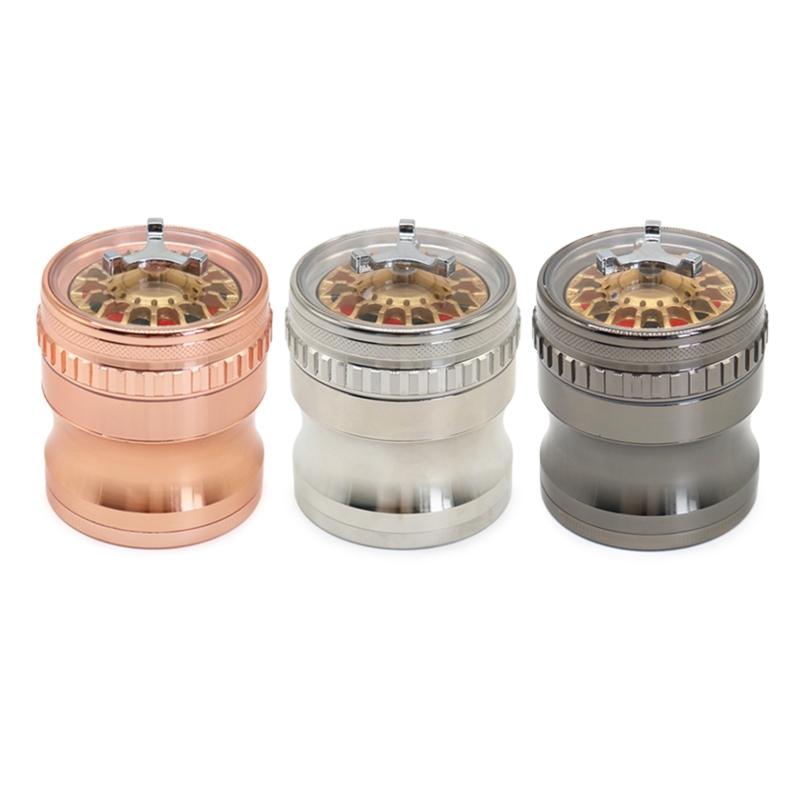 Custom Hand-Cranked Tobacco Grinder | Multiple Designs & Wholesale Options - Image 7