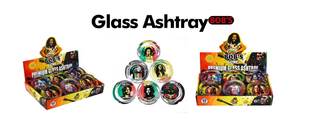 custom glass ashtray