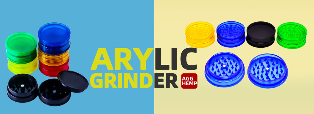 custom arylic grinder