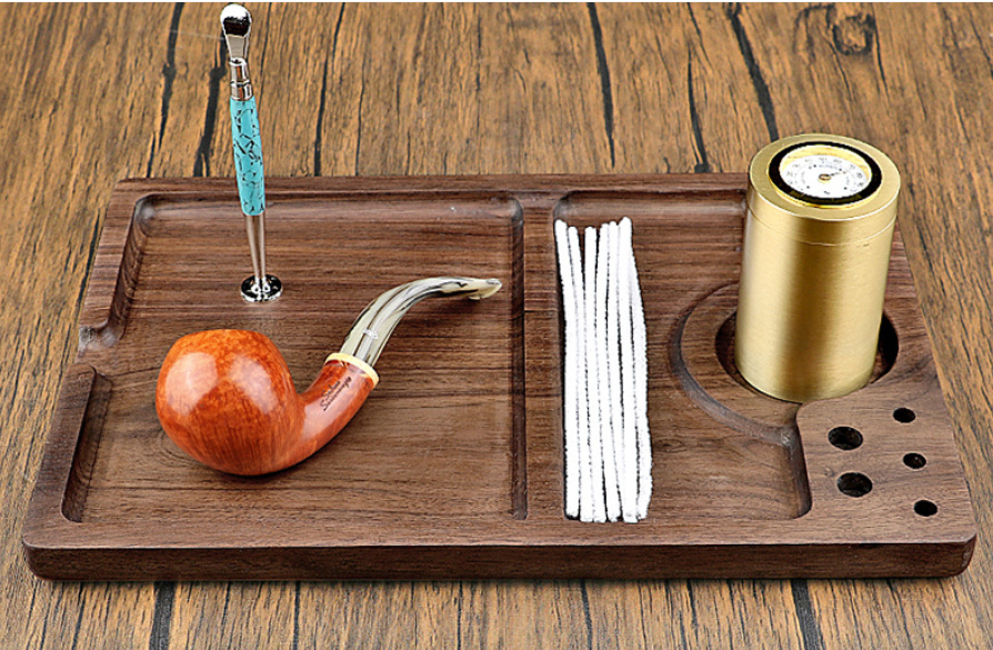 custom wooden rolling tray