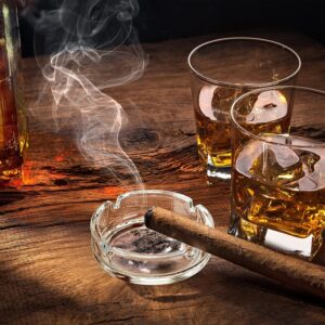 customized glass ashtray