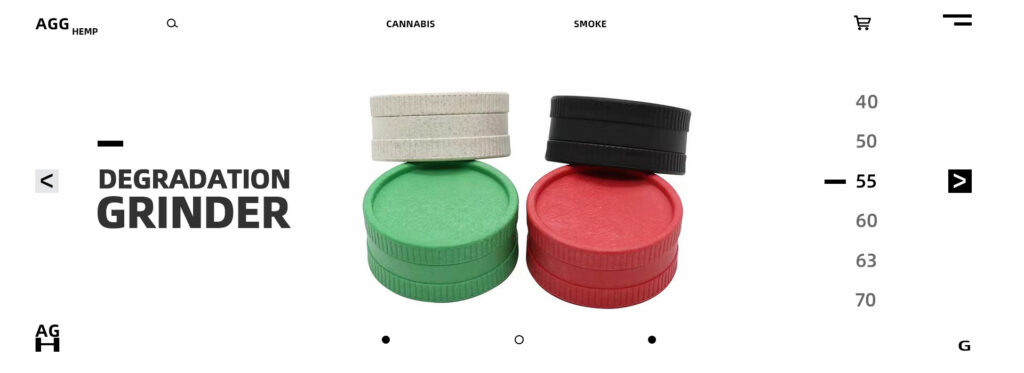 custom degradable grinder