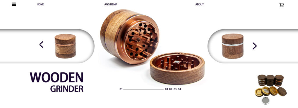customized wooden grinder