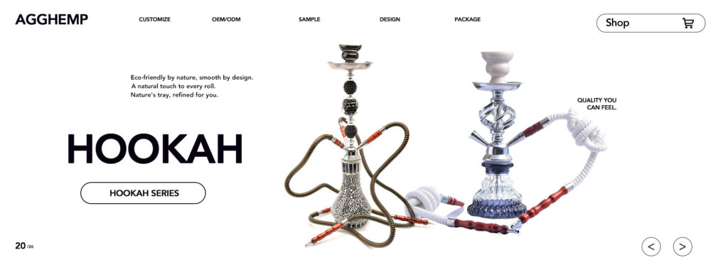 custom hookah smoke