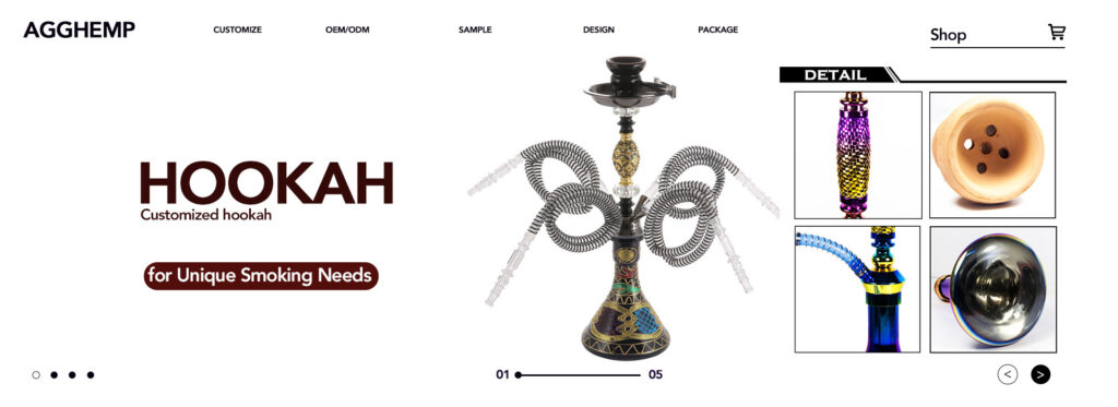 custom hookah smoke