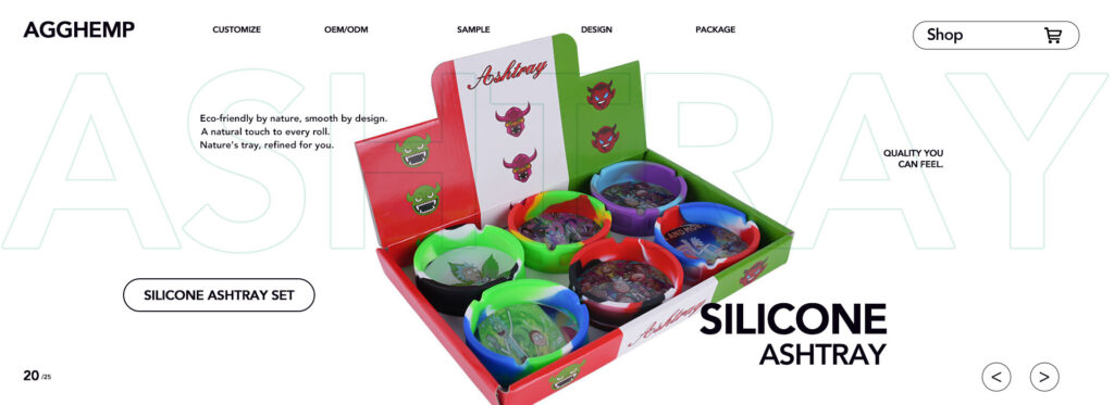 best silicone ashtray