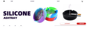 silicone ashtray