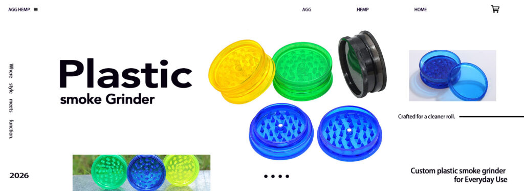 plastic herb grinder