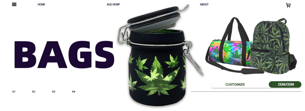 Custom cannabis packaging